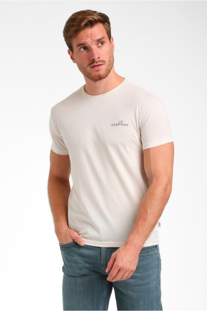 T SHIRT MET BACKPRINT 155912 SAND